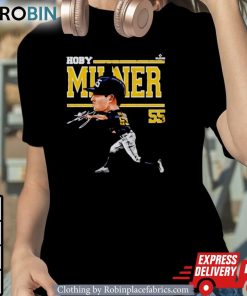 Hoby Milner Milwaukee Cartoon Baseball Signature Shirt