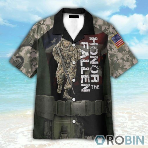 Honor The Fallen Button’s Up Shirts, Hawaiian Shirt