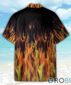 Hot Rod Flame Bowling Hawaiian Shirt