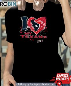 Houston Texans Fan Love Texans Valentine’s Day Unisex Shirt, Hoodie, Sweatshirt