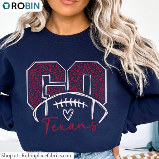 Houston Texans Shirt, Football Texas Sweater Short Sleeve