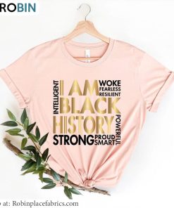 I Am Black History Funny Shirt, Black Lives Matter Inspired Long Sleeve Crewneck