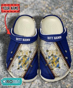 IFK G�teborg Leather Zip Design Crocs Shoes