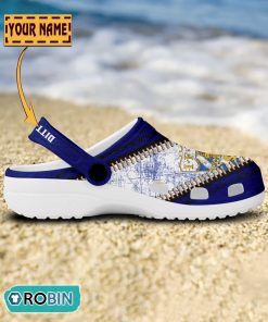 IFK G�teborg Leather Zip Design Crocs Shoes