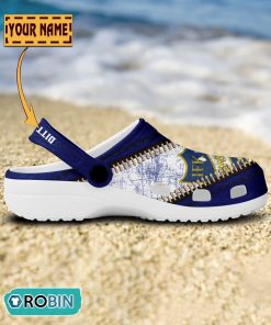 IFK Norrk�ping Leather Zip Design Crocs Shoes