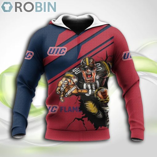 Illinois-Chicago Flames NCAA Hoodie American Football