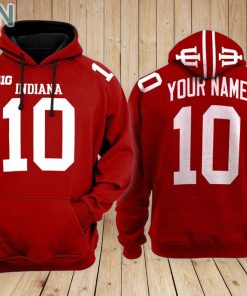 Indiana Hoosiers Hoodie Custom Name and Number