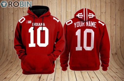 Indiana Hoosiers Hoodie Custom Name and Number