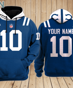 Indianapolis Colts Teams Hoodie Custom Name and Number