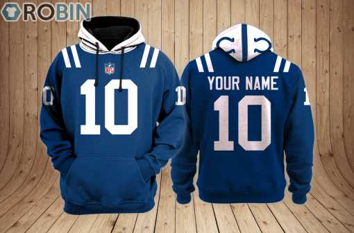 Indianapolis Colts Teams Hoodie Custom Name and Number