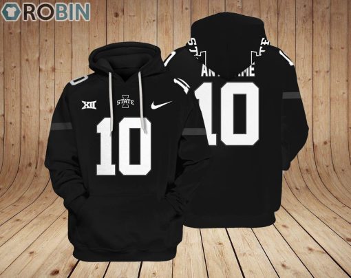 Iowa State Cyclones football Hoodie Custom Name and Number