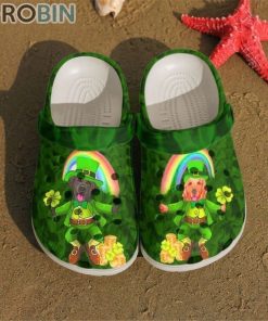 Irish Labrador Dog Rubber Crocs For Dog Love