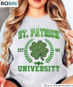 Irish University Shirt, Neutral Patrick University Long Sleeve Sweater