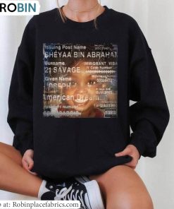 It’s All A Blur Tour Shirt, The 21 Savage Story Short Sleeve Unisex Hoodie