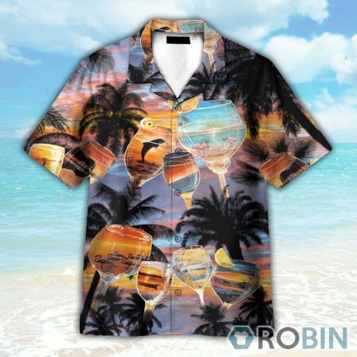 It’s Time For Wine Funny Button’s Up Shirts Hawaiian Shirt