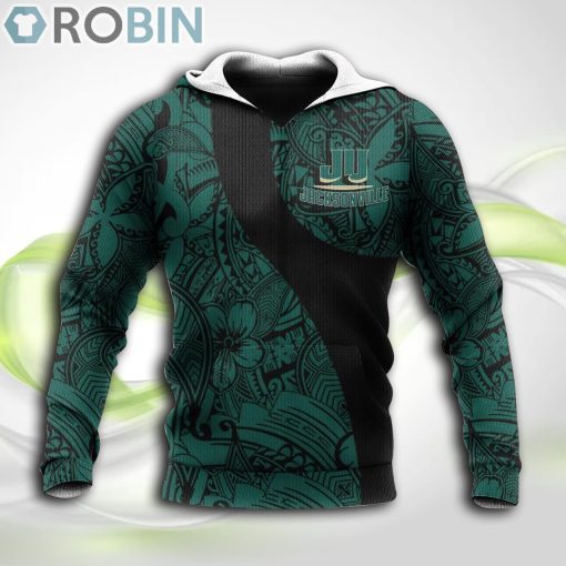 Jacksonville Dolphins NCAA Hoodie Polynesian
