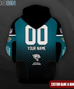 Jacksonville Jaguars Polygon Pattern Design 3D Hoodie