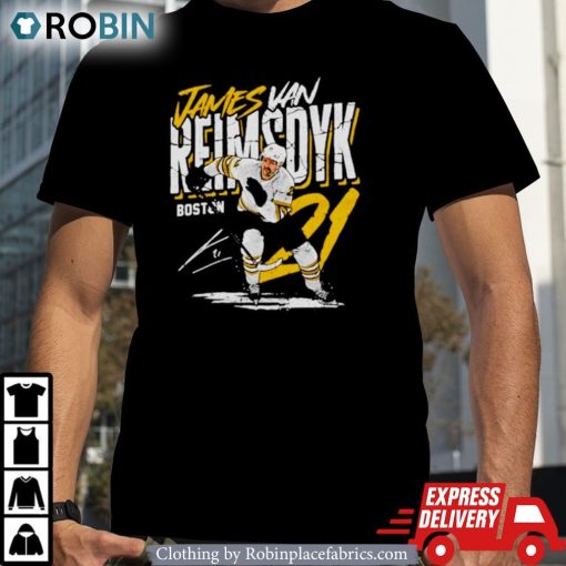 James Van Reimsdyk Boston Crack Hockey Signature Shirt