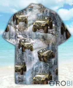 Jeep Cars In The Forest Hawaiian Shirt Jeep Cars In The Forest Hawaiian Shirt