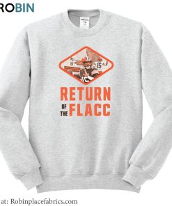 Joe Flacco Shirt, Joe Flacco Return Of The Flacc Crewneck Hoodie