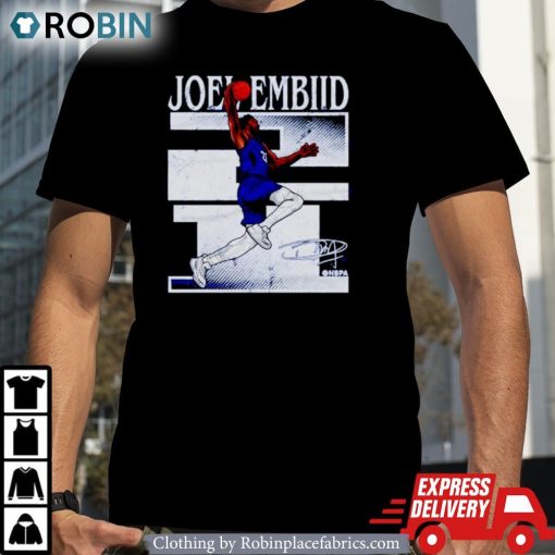 Joel Embiid Philadelphia Number Basketball Signature Shirt