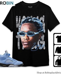 Jordan 5 University Blue T Shirt, Young Thug Unisex Shirt