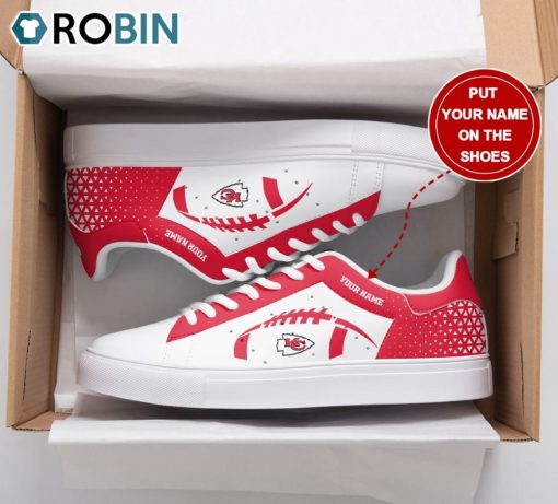 Kansas City Chiefs Custom Name Stan Smith Sneakers
