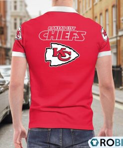 Kansas City Chiefs Heartbeat Polo Shirt, Chiefs Gifts