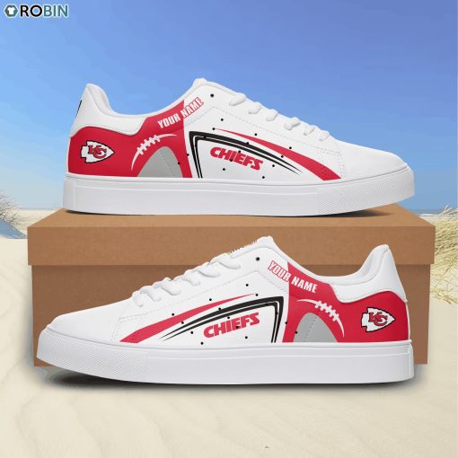 Kansas City Chiefs Logo Football Custom Name Stan Smith Sneakers