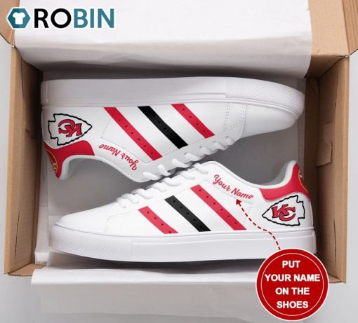 Kansas City Chiefs New Design Football Custom Name Stan Smith Sneakers