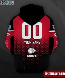 Kansas City Chiefs Polygon Pattern Design 3D Hoodie