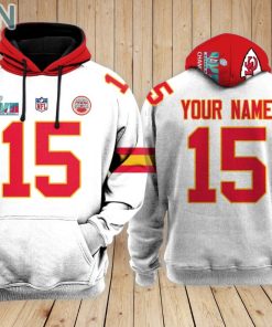Kansas City Chiefs Teams Hoodie Custom Name and Number