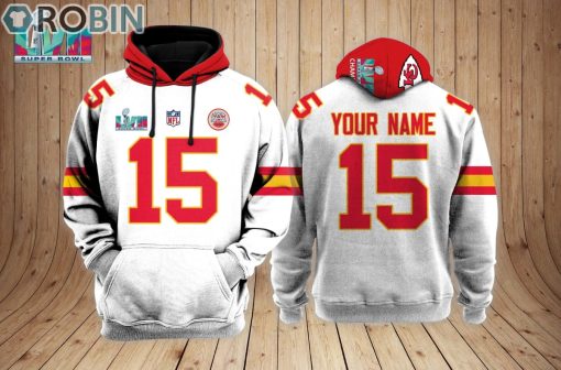 Kansas City Chiefs Teams Hoodie Custom Name and Number