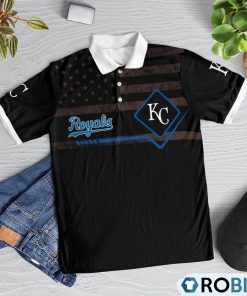 kansas-city-royals-american-flag-polo-shirt