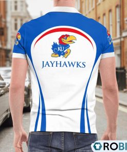Kansas Jayhawks Curve Casual Polo Shirt, Kansas Jayhawks Team Gifts