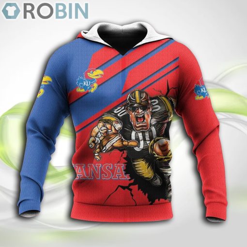 Kansas Jayhawks NCAA Hoodie American Football