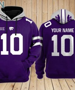 Kansas State Wildcats football Hoodie Custom Name and Number