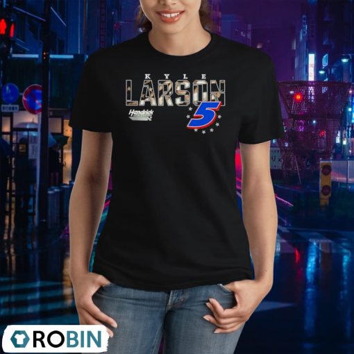 Kyle Larson Hendrick Motorsports Team Collection Military Unisex Shirt