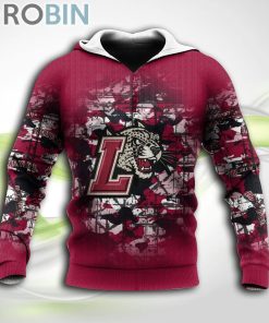 Lafayette Leopards NCAA Hoodie Camouflage Vintage