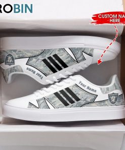 Las Vegas Raiders Camouflge Football Custom Name Stan Smith Sneakers Las Vegas Raiders Camouflge Football Custom Name Stan Smith Sneakers