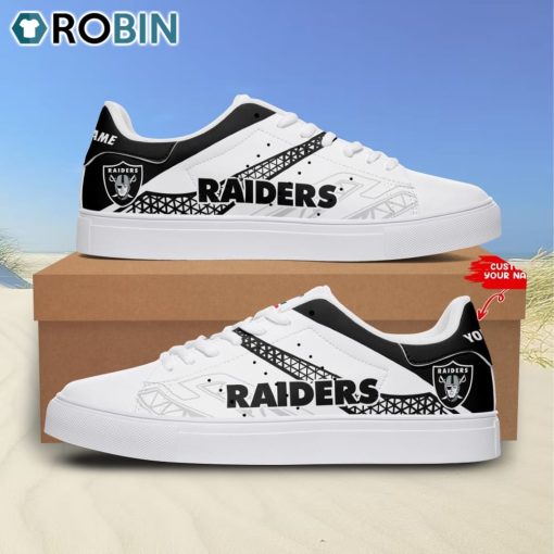 Las Vegas Raiders Custom Name Stan Smith Sneakers