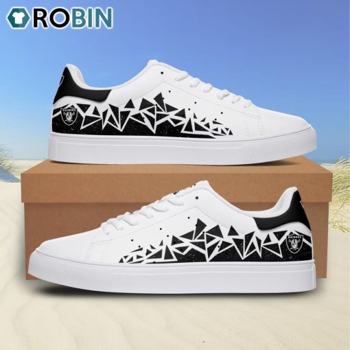 Las Vegas Raiders Design Football Custom Name Stan Smith Sneakers