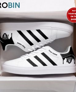 Las Vegas Raiders Drip Color Football Custom Name Stan Smith Sneakers Las Vegas Raiders Drip Color Football Custom Name Stan Smith Sneakers