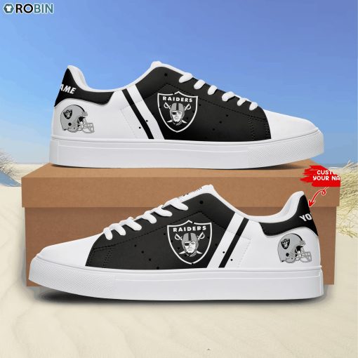 Las Vegas Raiders Football Custom Name Stan Smith Sneakers