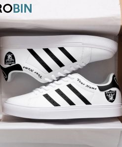 Las Vegas Raiders New Design Football Custom Name Stan Smith Sneakers