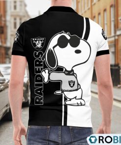 Las Vegas Raiders Snoopy Polo Shirt, Las Vegas Raiders Team Gifts
