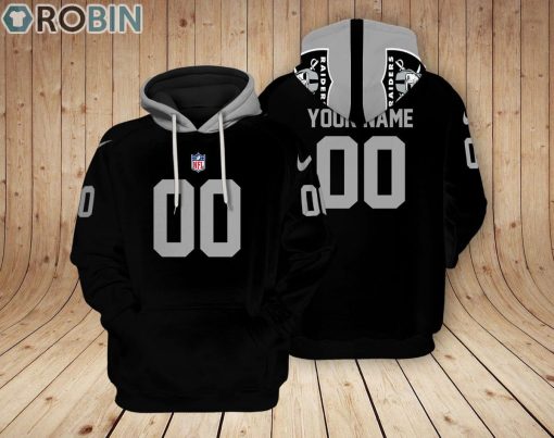Las Vegas Raiders Teams Hoodie Custom Name and Number
