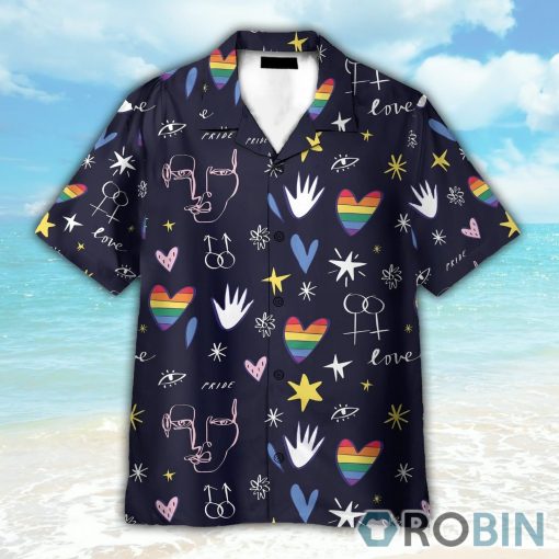 LGBT Pride Funny Button’s Up Shirts Hawaiian Shirt