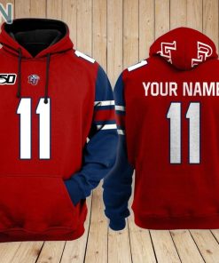 Liberty Flames football Hoodie Custom Name and Number