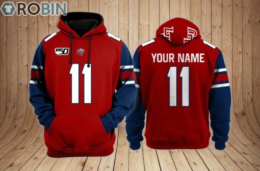 Liberty Flames football Hoodie Custom Name and Number